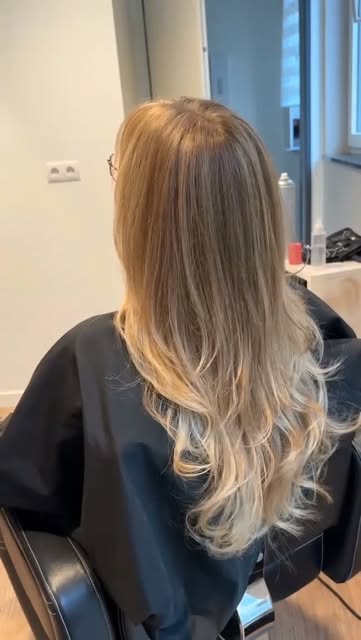 Balayage-Ergebnis im Salon